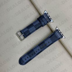 Alternative view of Premium Checks Leather Watch Band 42-44 MM