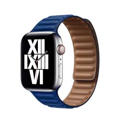 Alternative view of Leather Link Magnetic band 42-44 MM