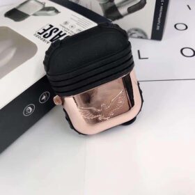 Alternative view of Eagle Metal + SilicaGel AirPods Case