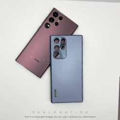 Alternative view of Matte Back with Metal Camera Protection for S22 Ultra
