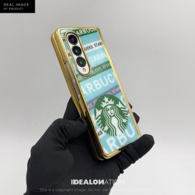 Alternative view of SB Glass Back with Golden Chrome and front Glass
