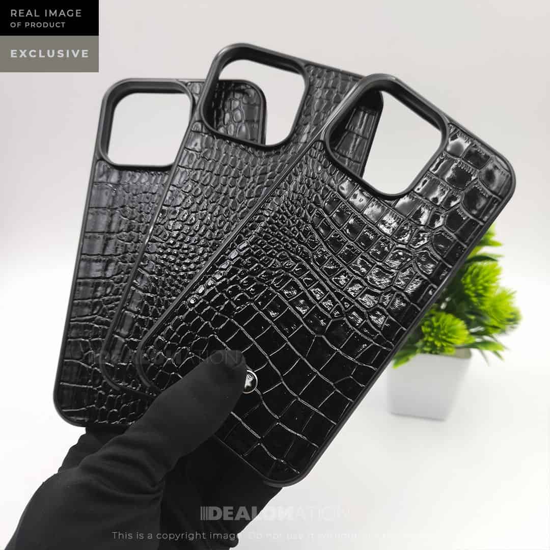 Luxury Croco Patent Leather Case - Image 16