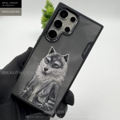 Alternative view of NIMMY Embroidered Original Wolf Design  for Galaxy S24 Ultra