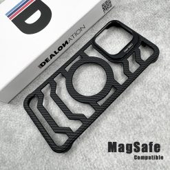 Alternative view of Bezel Less Carbon Fiber Magnetic Bracket Case