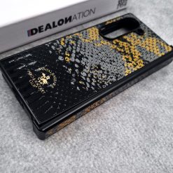 Alternative view of Santa Barbara Serpente Luxe Leather Case for Samsung Galaxy Z Fold 6