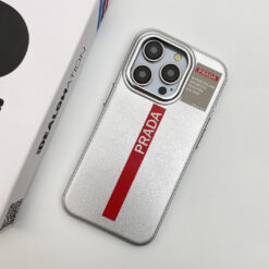 Premium PRD LUXE PU Leather Silver Edition - Mag Safe Case