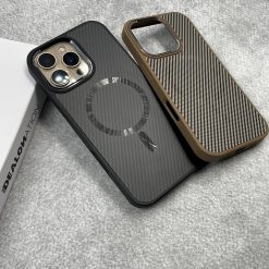 Alternative view of MagSafe-Ready Carbon Fiber Defender Case for iPhone