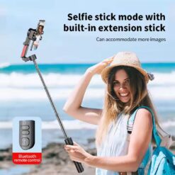 Alternative view of Selfie Stick Tripod Tracking Stabilizer With Built-in Camera