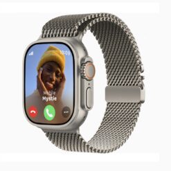 Alternative view of Luxury Titanium Milanese Loop for Apple Watch 42/44/45/49MM