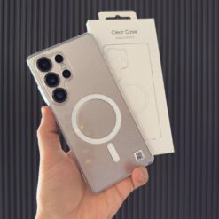 Alternative view of Clear View Magnetic Case With Camera Protection