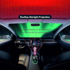 Alternative view of AromaMist Galaxy – Car & Home Diffuser with Star Gazing Light Effect