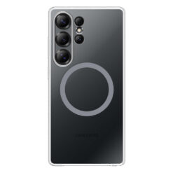 Clear View Magnetic Case with Alloy Camera Shield
