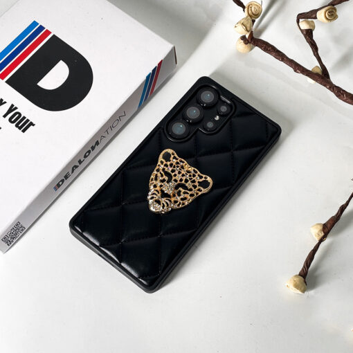 GrandeTiger – Quilted Leather Royal Case S25 Ultra
