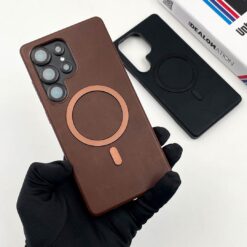 Alternative view of Iconic VelvetForge MagLeather Case For S25 Ultra