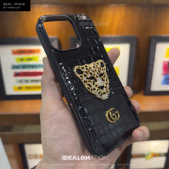 RoyalTiger Diamond Studded Croco Patent Case