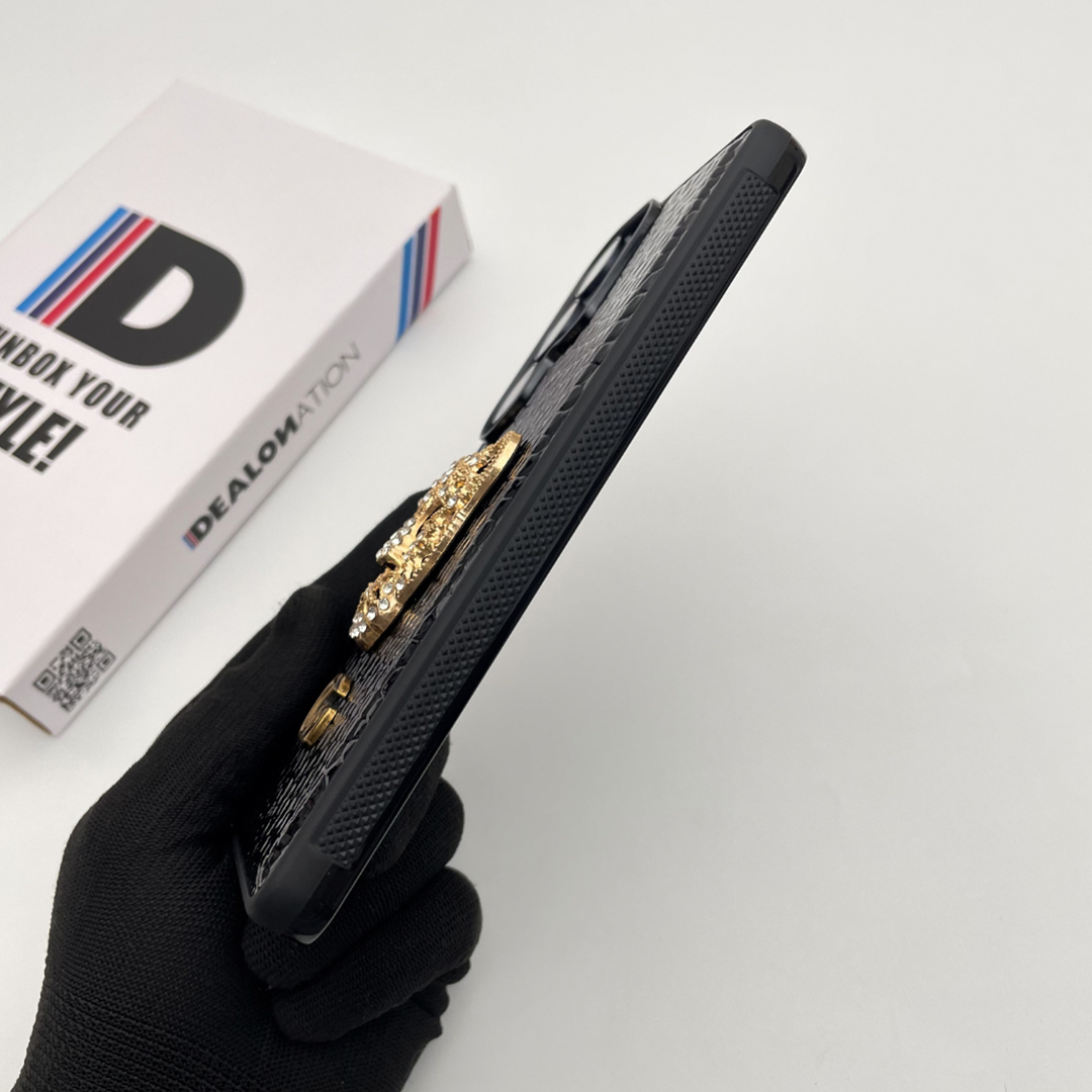 RoyalTiger Diamond Studded Croco Patent Case For Galaxy - Image 4