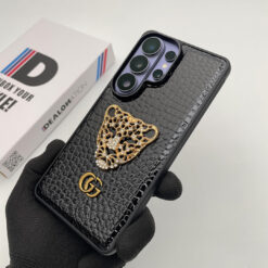 Alternative view of RoyalTiger Diamond Studded Croco Patent Case For Galaxy
