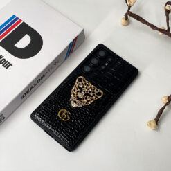 Alternative view of RoyalTiger Diamond Studded Croco Patent Case For Galaxy