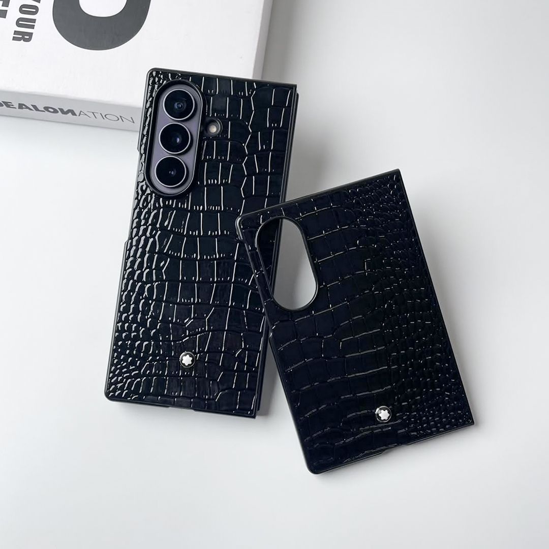 Luxury Croco Patent Leather Case