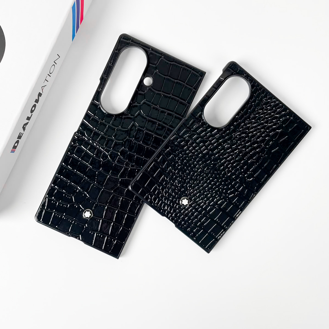 Luxury Croco Patent Leather Case - Image 2