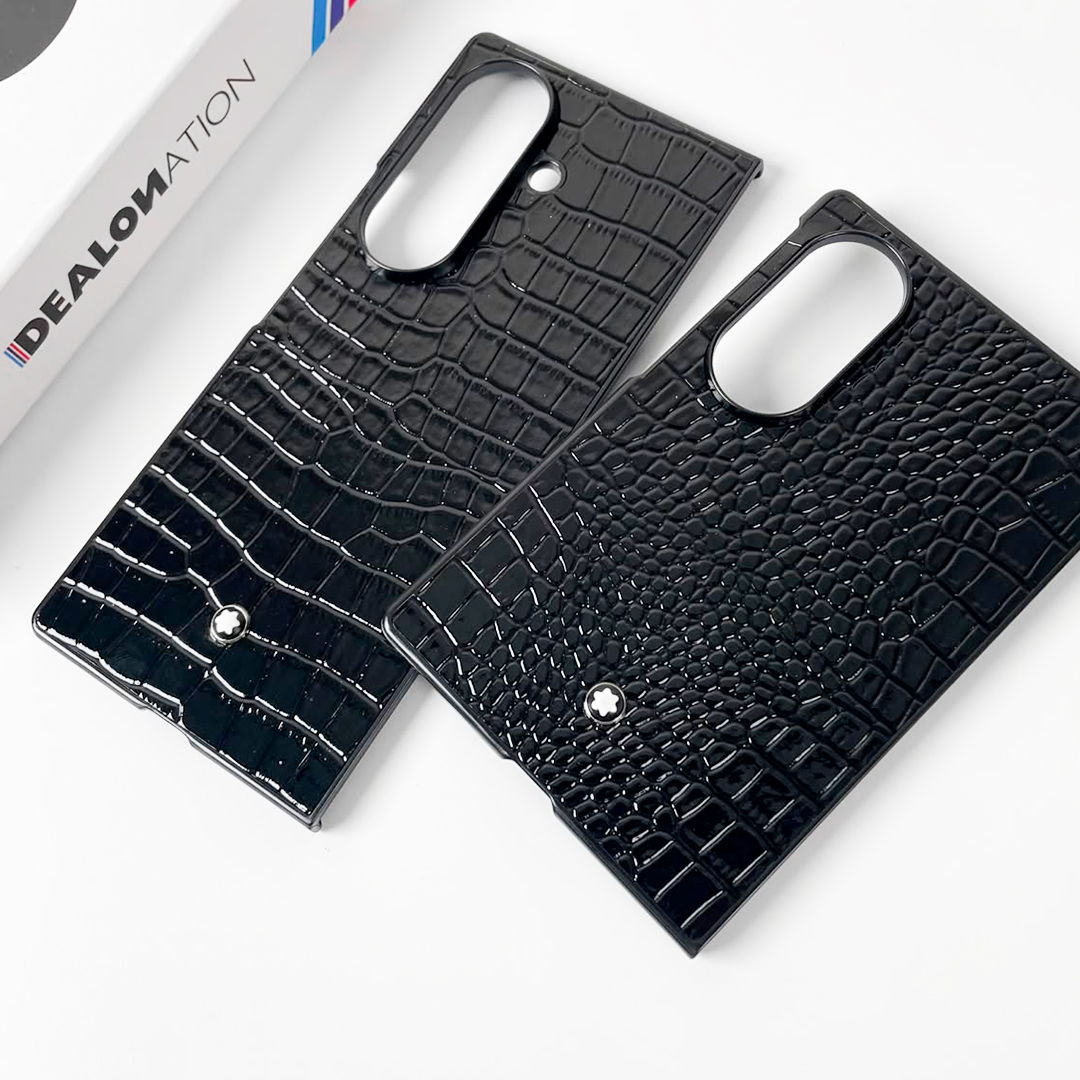 Luxury Croco Patent Leather Case