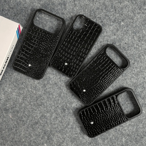 Luxury Croco Patent Leather Case-MB