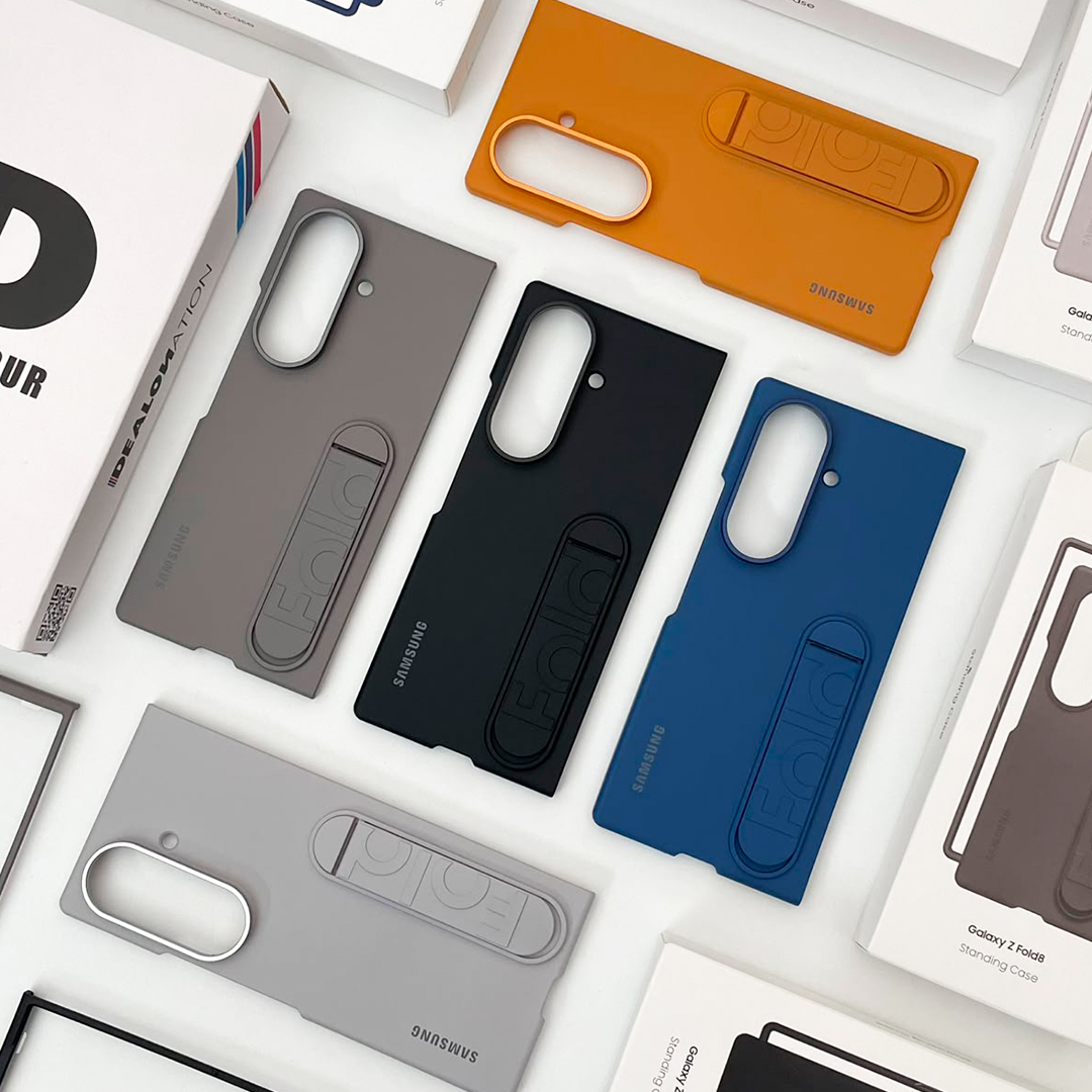 Silicone Case With Kickstand For Galaxy Z Series