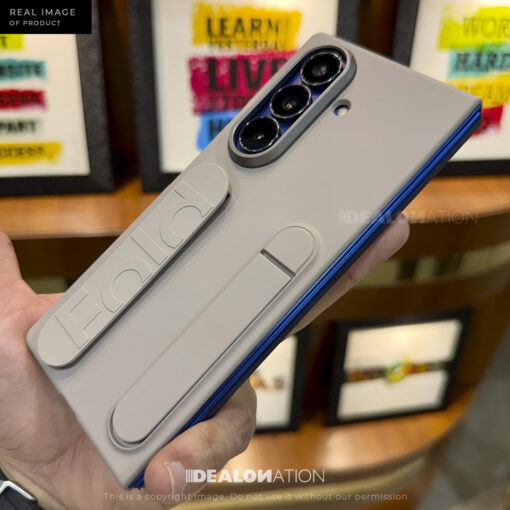 Z Fold Luxe Silicone Wrist Strap Case