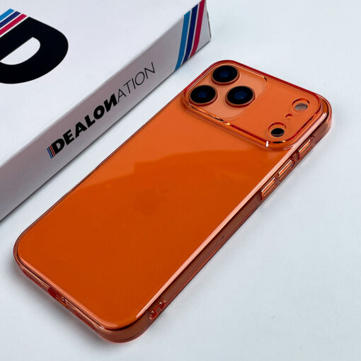 Candy Pop Orange Clear Case
