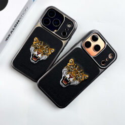Alternative view of Santa Barbara Tiger Edition Leather Case for iPhone 17 Series