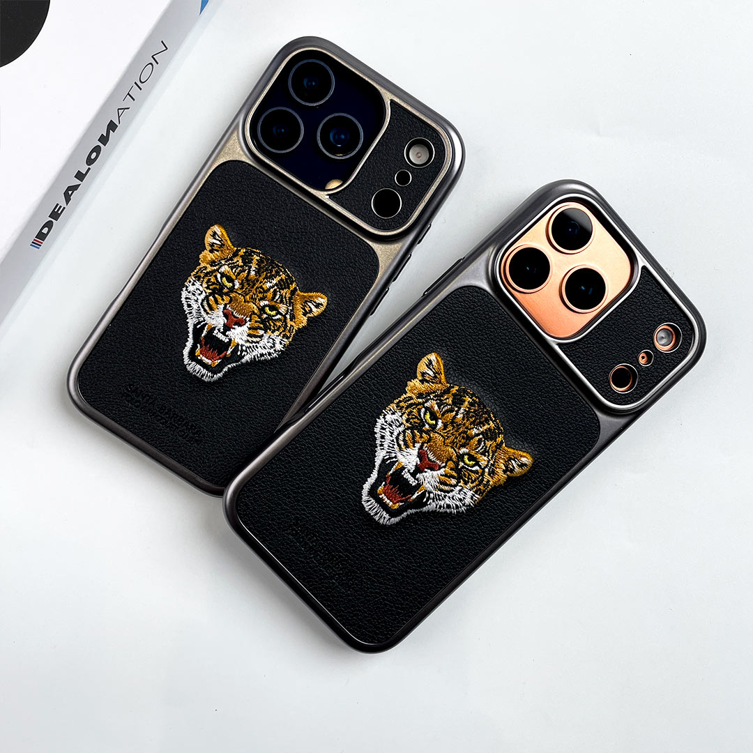 Santa Barbara Tiger Edition Leather Case for iPhone 17 Series - Image 2