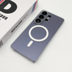 Alternative view of Clear View Magnetic Case With Camera Protection S26 Ultra