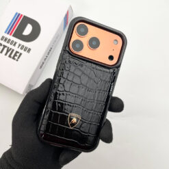 Alternative view of Luxury Croco Patent Leather Case- Lambo Edition
