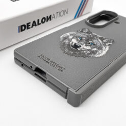 Santa Barbara – Alpha Grey Wolf Embroidered Case - Image 4