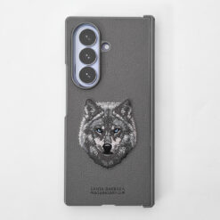 Santa Barbara – Alpha Grey Wolf Embroidered Case