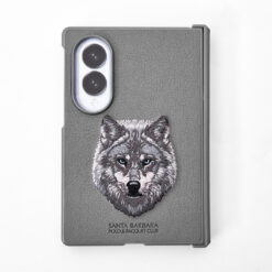 Alternative view of Santa Barbara – Alpha Grey Wolf Embroidered Case