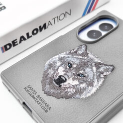 Santa Barbara – Alpha Grey Wolf Embroidered Case - Image 5