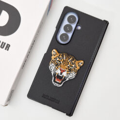 Santa Barbara – Roaring Tiger Embroidered Leather Case - Image 11