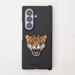 Santa Barbara – Roaring Tiger Embroidered Leather Case