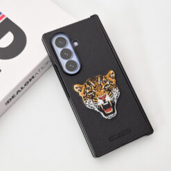 Santa Barbara – Roaring Tiger Embroidered Leather Case - Image 4