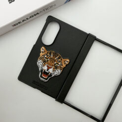 Santa Barbara – Roaring Tiger Embroidered Leather Case - Image 5