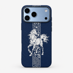 Alternative view of White Horse Carbon Magsafe Case