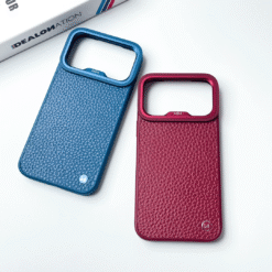 Kajsa Genuine Leather Togo Litchi Pattern back (with magsafe & o-ring) - Image 10