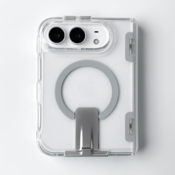 Alternative view of Crystal MagSafe Case with Metal Kickstand & Hinge Protection