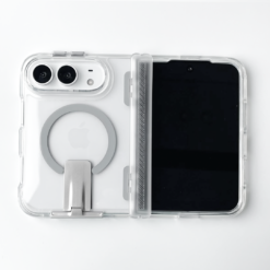 Crystal MagSafe Case with Metal Kickstand & Hinge Protection - Image 5