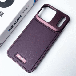MagSafe Vegan Leather Case with Titanium Frame - Image 3
