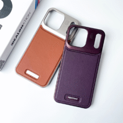 MagSafe Vegan Leather Case with Titanium Frame - Image 9
