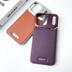 MagSafe Vegan Leather Case with Titanium Frame - Image 7