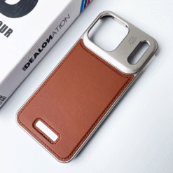 MagSafe Vegan Leather Case with Titanium Frame - Image 4
