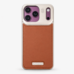 MagSafe Vegan Leather Case with Titanium Frame - Image 3